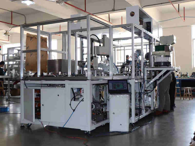 定速巡航开关部件组装测试生产线